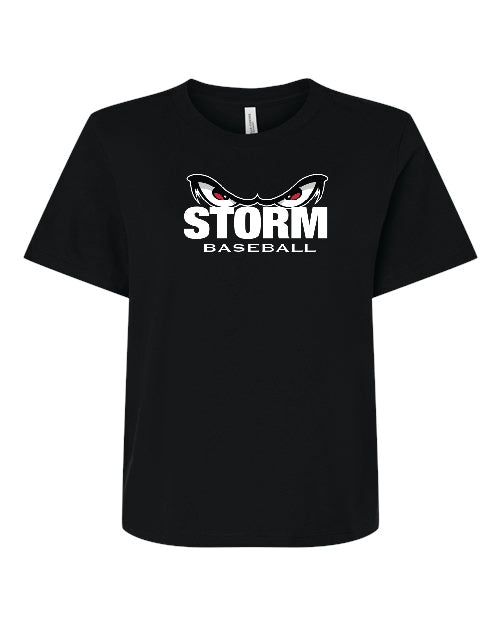 SS Storm Baseball Bella Ladies Boxy T-Shirt