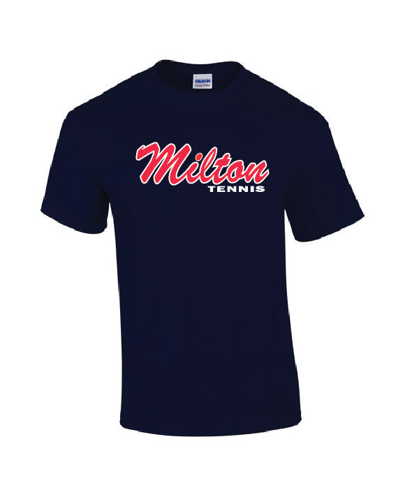 Milton Tennis Gildan Navy T-Shirt