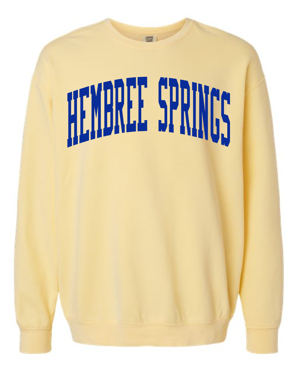 Hembree Springs Comfort Colors Lightweight Sweatshirt