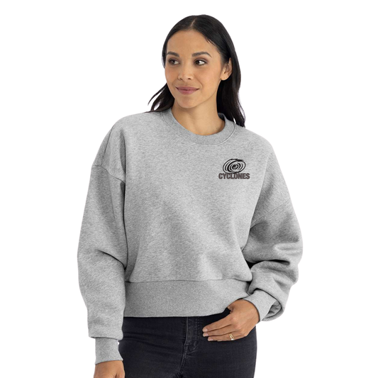 SS Cyclones Baseball Next Level Cropped Sweatshirt