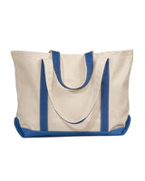 XL Monogrammed Canvas Tote
