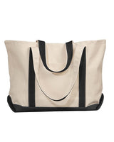 XL Monogrammed Canvas Tote