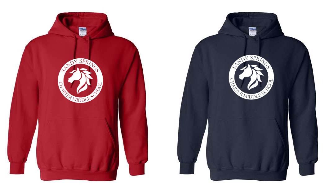 SSCMS  Hoodie - Red, Navy, or Grey