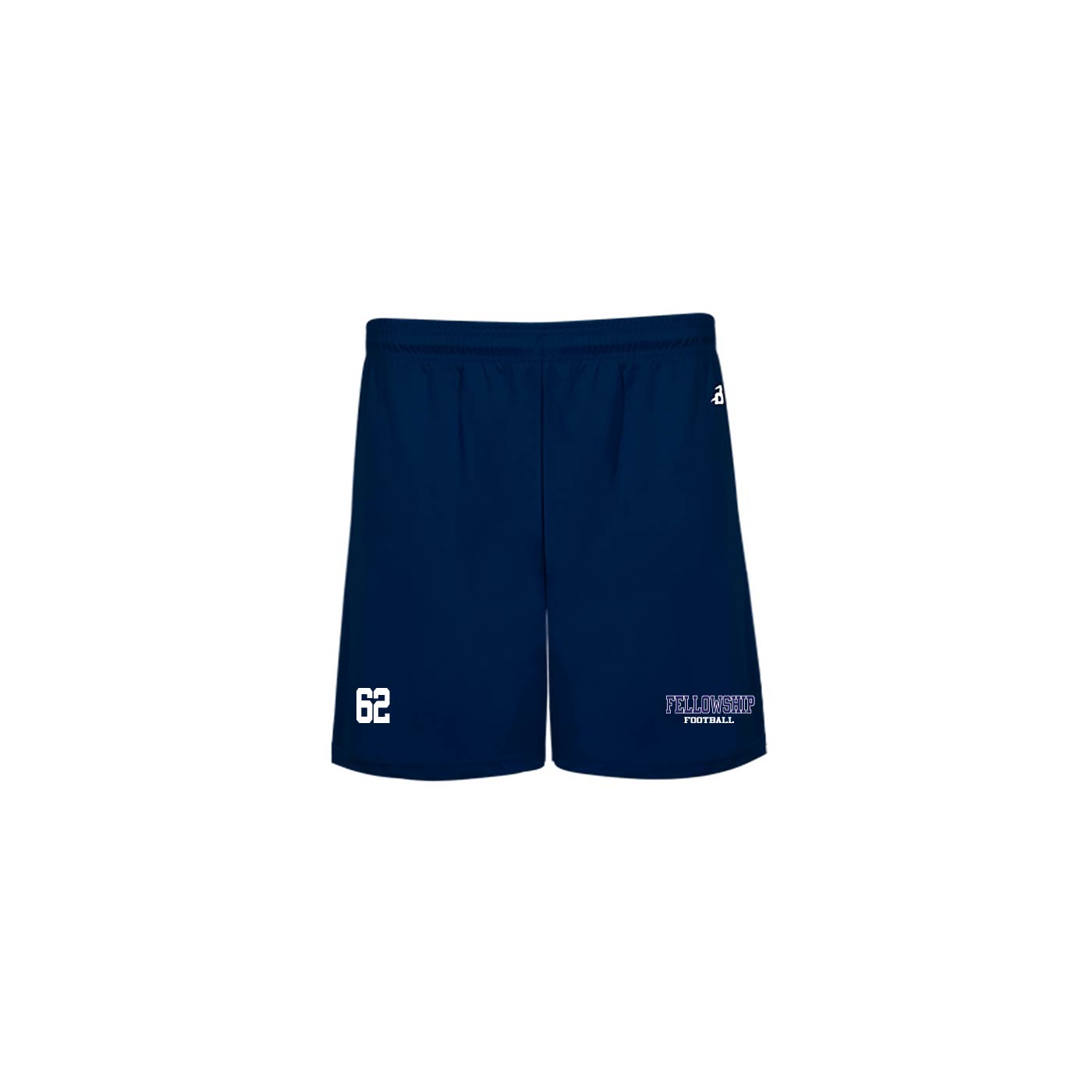 Fellowship Football Shorts - Pocketed 5" Inseam (Navy or Grey)