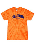 Spalding Tie-Dye T-Shirt (Navy or Orange)