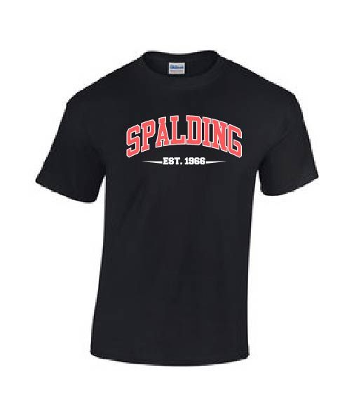 Spalding Cotton T-Shirt (Navy or Orange)